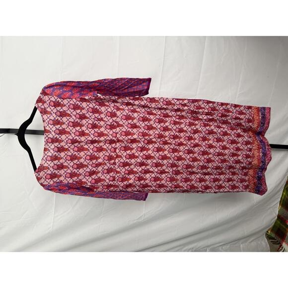 Anouk Women's Long Sleeve Dress with Floral Pattern Medium - Picture 4 of 5